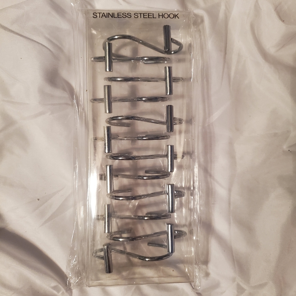 5 for $25 | NWOT Stainless Steel Shower Hooks